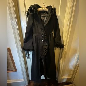 Devil Fashion Long Floor Length Witchy Coat